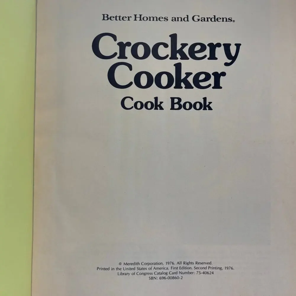 Lot of 7 Books from 1970's Better Homes & Gardens Cookbook Test Kitchen Series